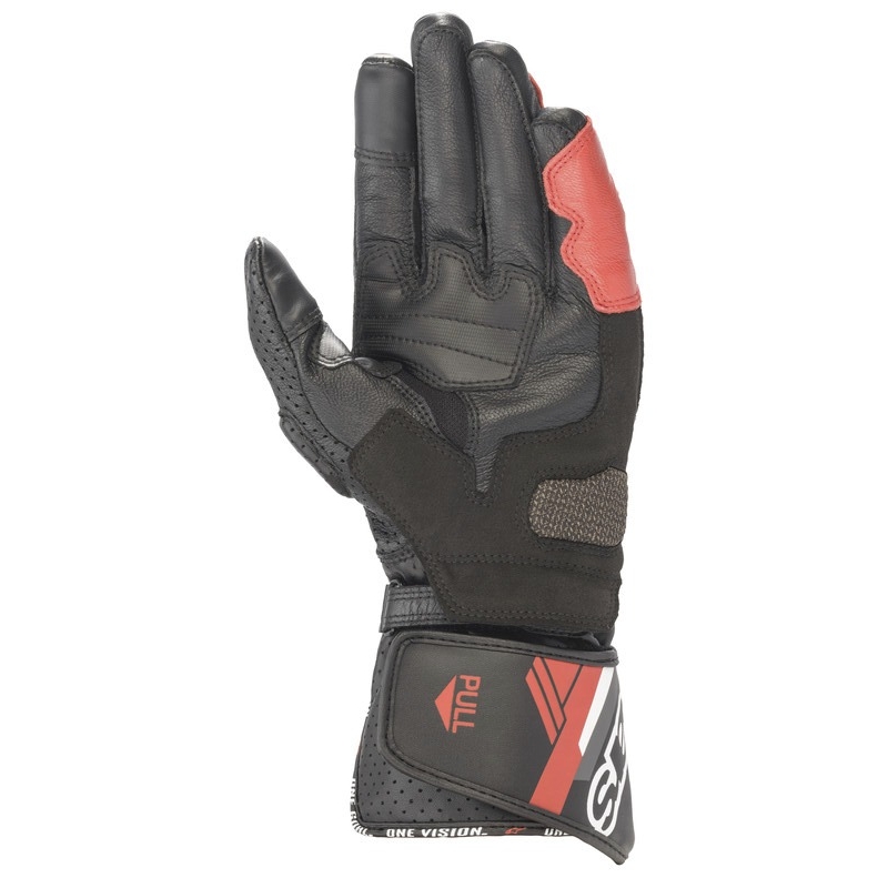 Mănuși moto Alpinestars SP-8 negru-alb-roșu