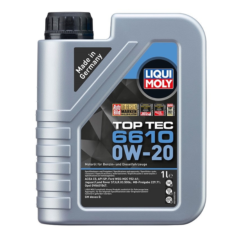 Ulei de motor sintetic LIQUI MOLY Top Tec 6610 0W-20 1 l