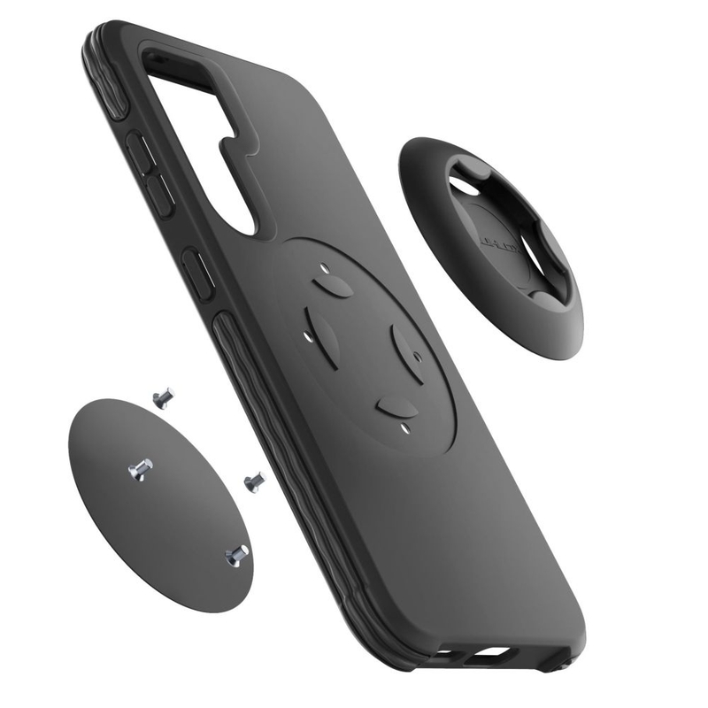 Husa de protectie Interphone QUIKLOX Tetraforce pentru Samsung Galaxy S24 neagra