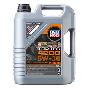 Ulei de motor sintetic LIQUI MOLY Top Tec 4200 5W-30 Noua generatie 5 l
