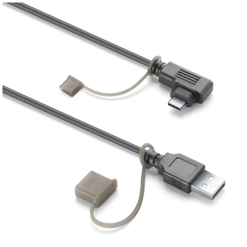 Cablu de alimentare pentru Interphone Ridesync USB-C/USB-A