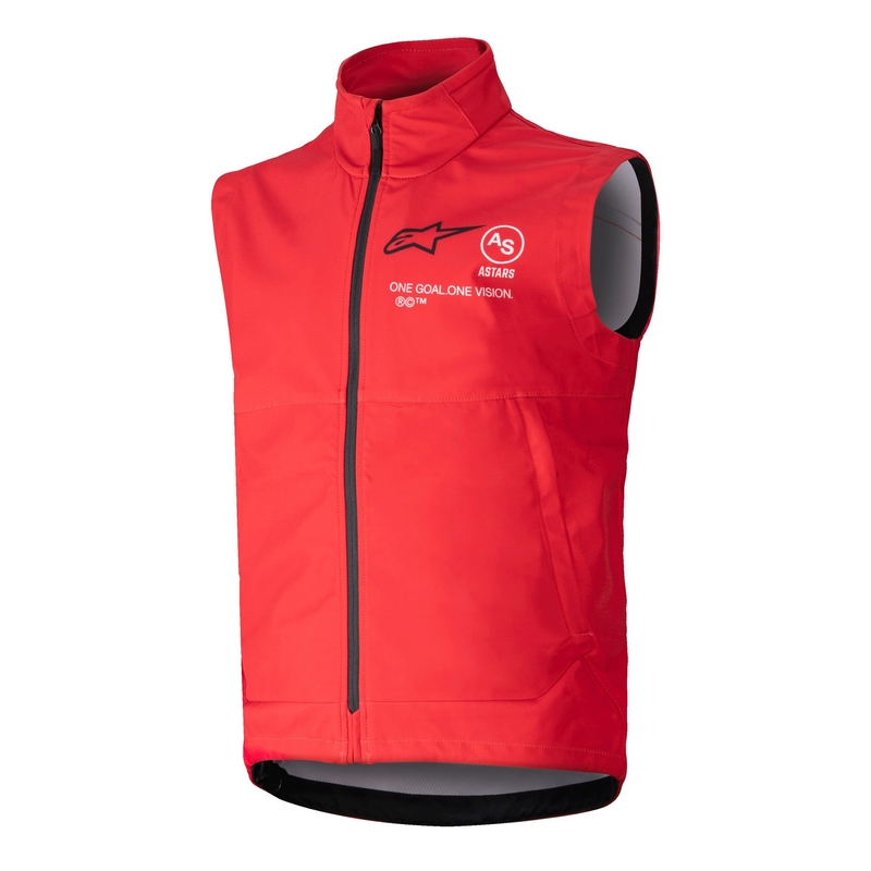 Vesta softshell pentru copii Alpinestars Techstar rosie
