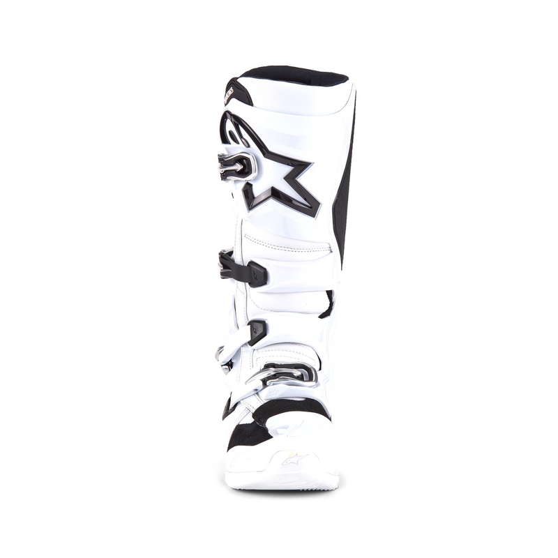 Ghete moto Alpinestars Tech 7 alb-negru