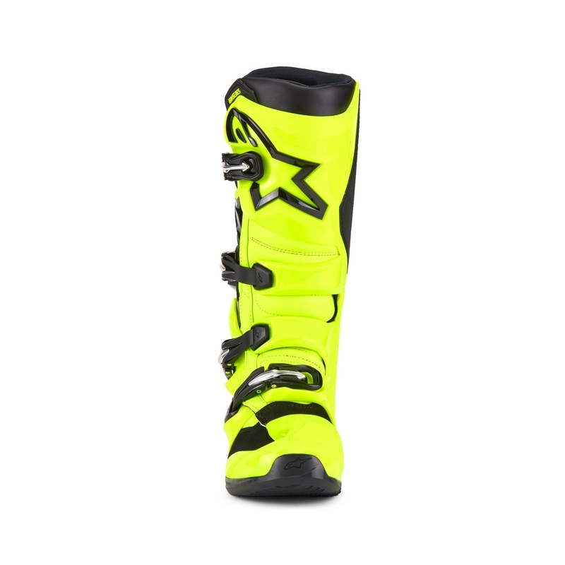 Ghete moto Alpinestars Tech 7 galben fluo-negru