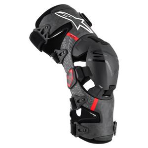 Genunchiere Alpinestars Supertech RK-10 Plasma negru-rosu