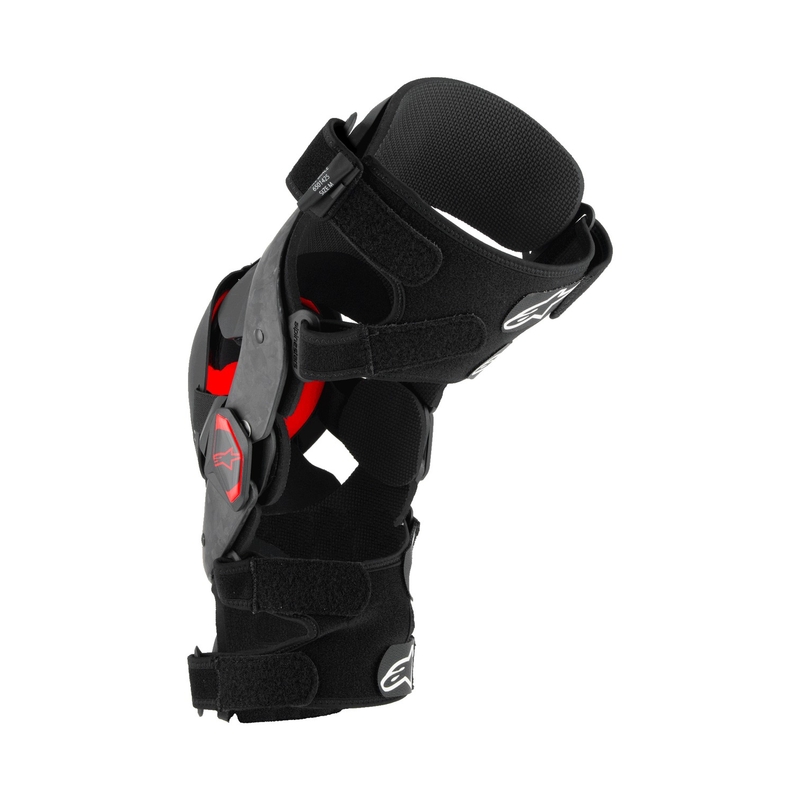 Genunchiere Alpinestars Supertech RK-10 Plasma negru-rosu
