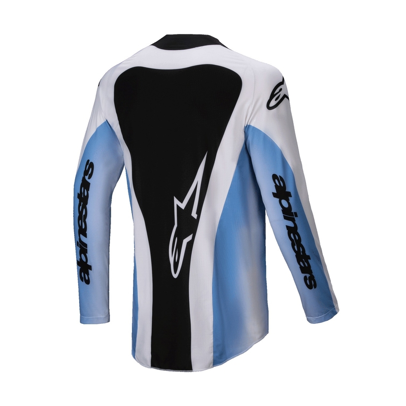 Tricou motocross Alpinestars Techstar Melt negru-albastru
