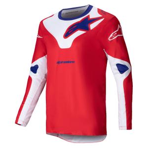 Tricou motocross Alpinestars Racer Veil roșu-alb
