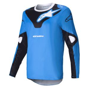 Tricou motocross Alpinestars Racer Veil albastru-negru