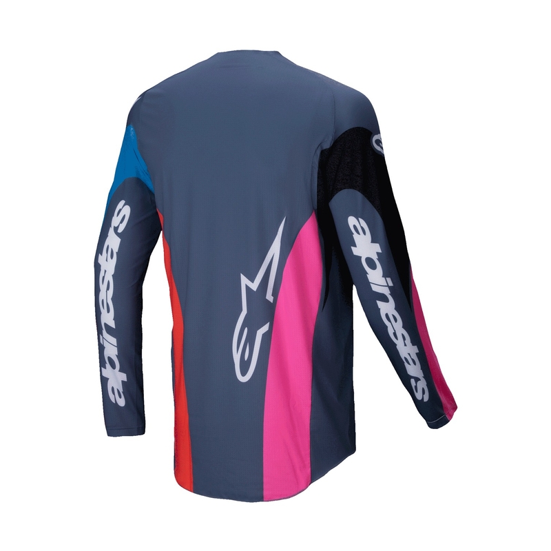 Tricou motocross Alpinestars Techstar Dreem gri-multicolor