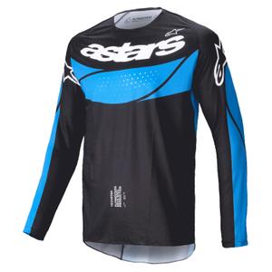 Tricou motocross Alpinestars Techstar Dreem negru-albastru