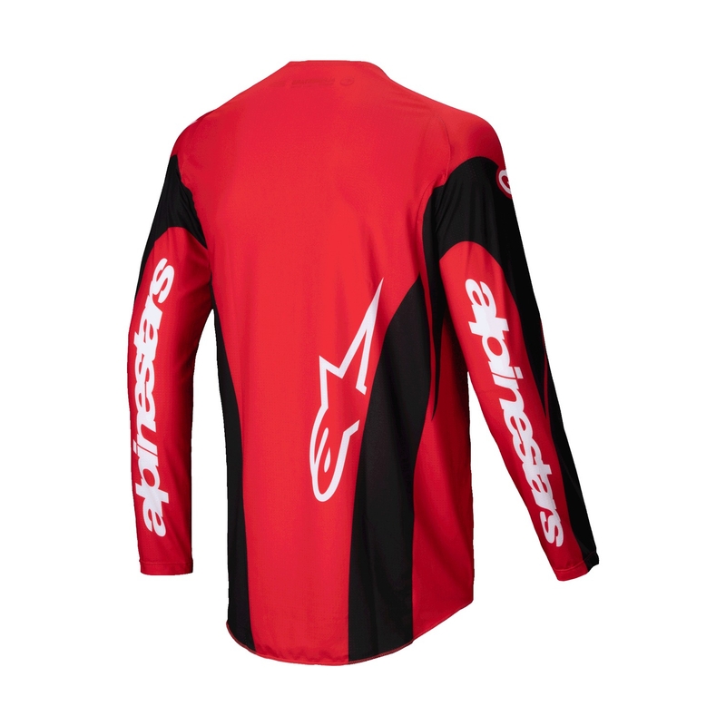 Tricou motocross Alpinestars Techstar Dreem roșu-negru