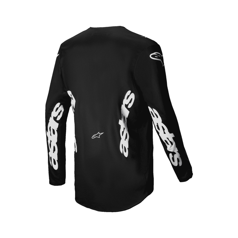 Tricou motocross Alpinestars Racer Graphite negru-gri