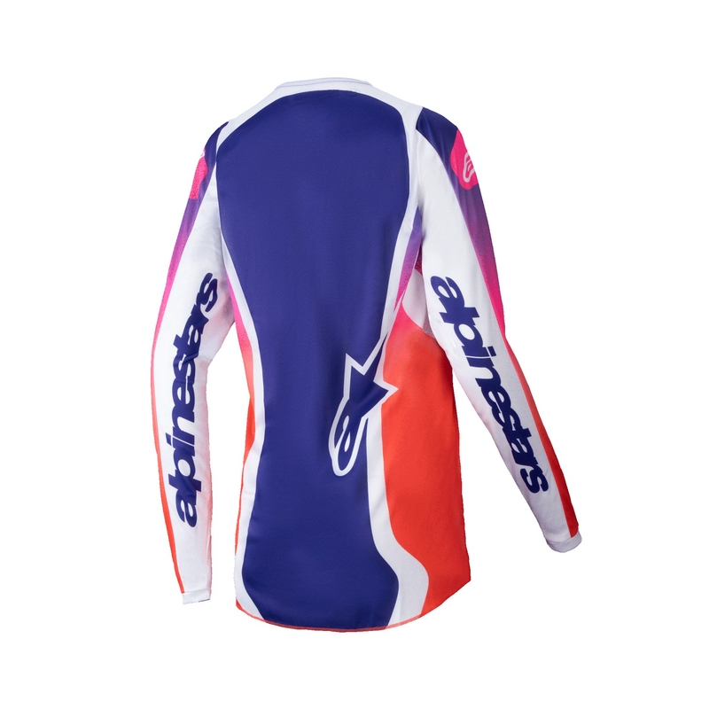 Tricou Motocross Alpinestars Stella Fluid Wurx pentru femei, multicolor-alb