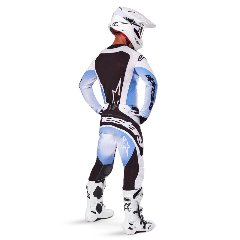 Pantaloni motocross Alpinestars Techstar Melt negru-albastru