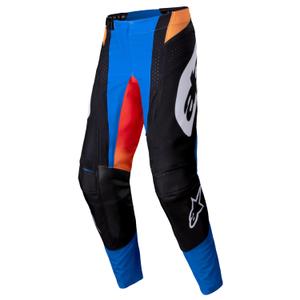 Pantaloni motocross Alpinestars Techstar Melt portocaliu-albastru