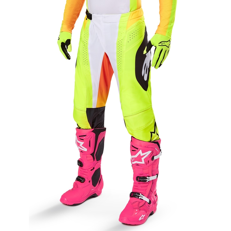 Pantaloni motocross Alpinestars Techstar Melt galben-negru