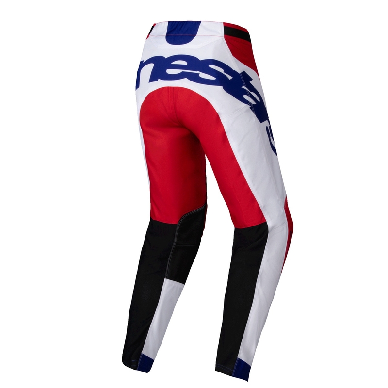 Pantaloni motocross Alpinestars Racer Veil roșu-alb