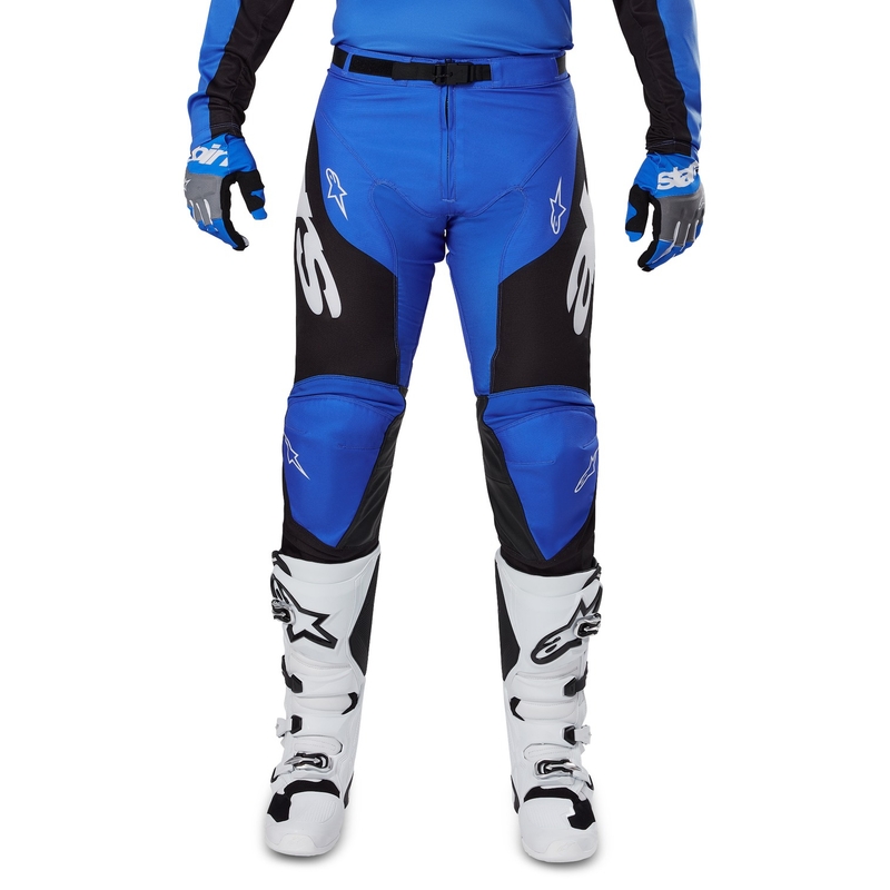 Pantaloni motocross Alpinestars Racer Veil albastru-negru
