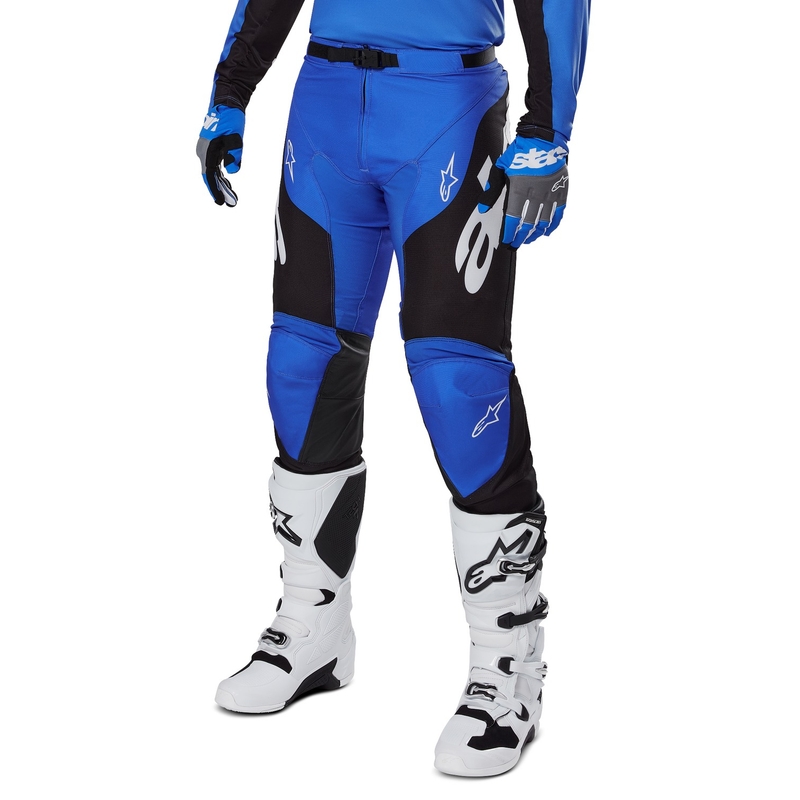 Pantaloni motocross Alpinestars Racer Veil albastru-negru