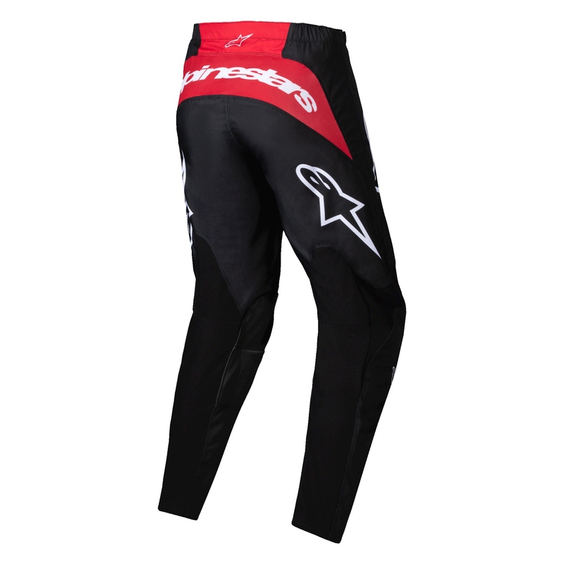 Pantaloni motocross Alpinestars Fluid Haul alb-negru
