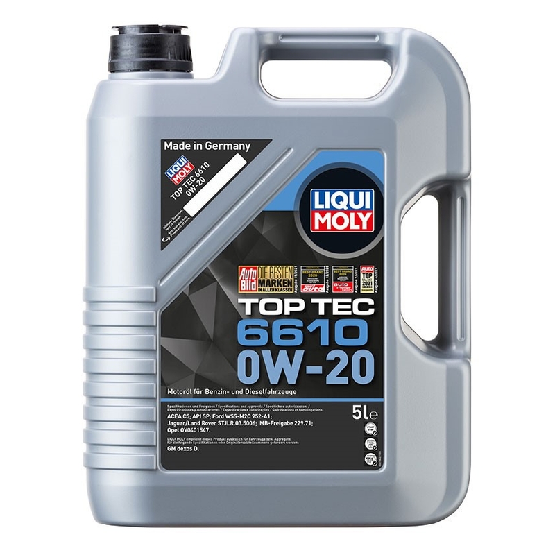 Ulei de motor sintetic LIQUI MOLY Top Tec 6610 0W-20 5 l
