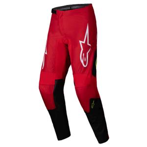 Pantaloni motocross Alpinestars Fluid Haul roșu-negru