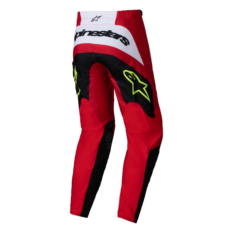 Pantaloni motocross Alpinestars Fluid Haul roșu-negru