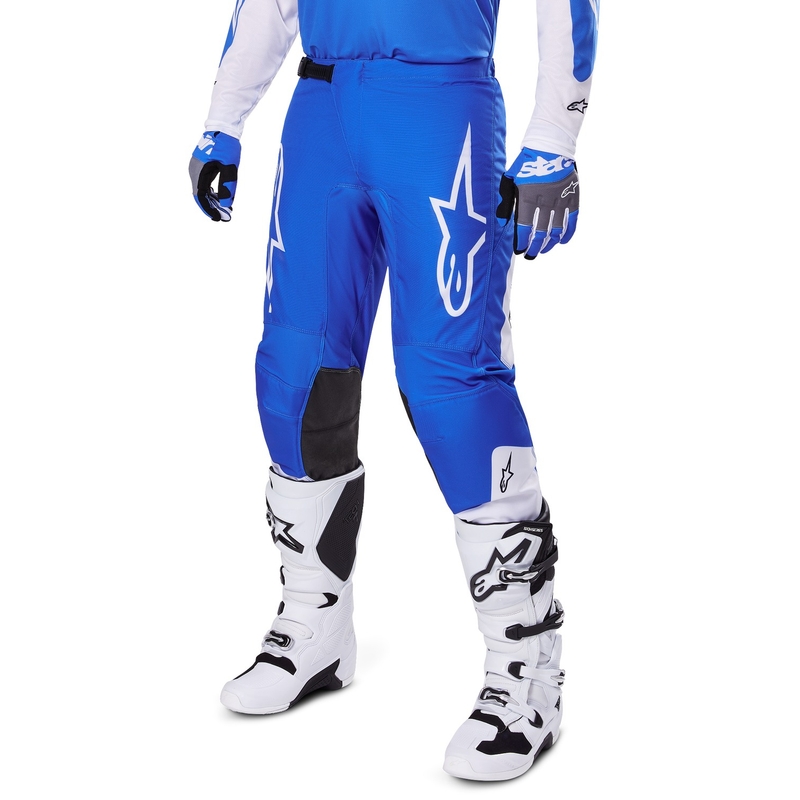 Pantaloni motocross Alpinestars Fluid Haul albastru-alb