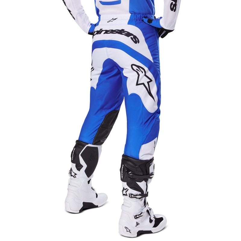 Pantaloni motocross Alpinestars Fluid Haul albastru-alb