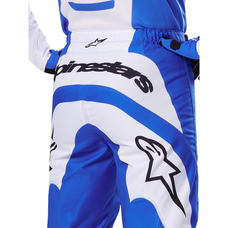 Pantaloni motocross Alpinestars Fluid Haul albastru-alb