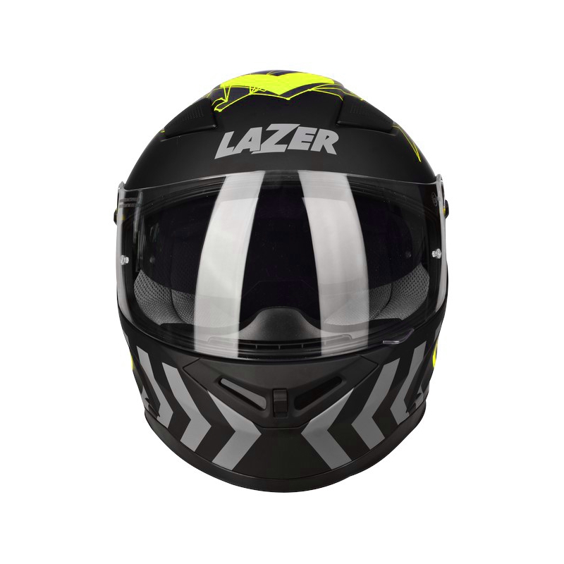 Cască integrală pentru moto Lazer Bayamo Adam Adam Special replica galben fluo lichidare