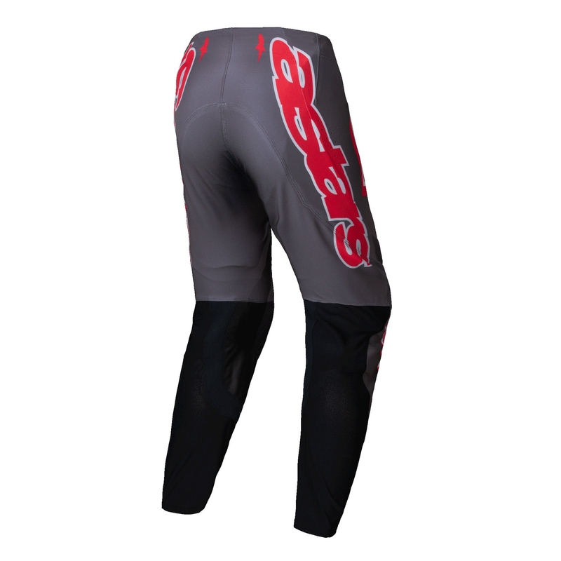 Pantaloni motocross Alpinestars Supertech Lipan roșu fum