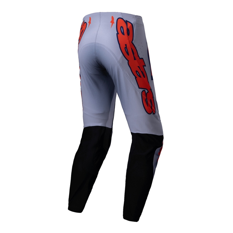 Pantaloni motocross Alpinestars Supertech Lipan gri-portocaliu fluo