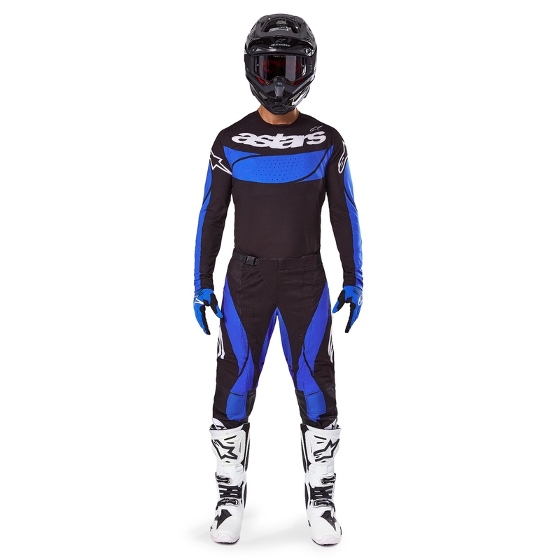 Pantaloni motocross Alpinestars Techstar Dreem negru-albastru