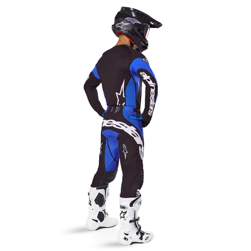 Pantaloni motocross Alpinestars Techstar Dreem negru-albastru