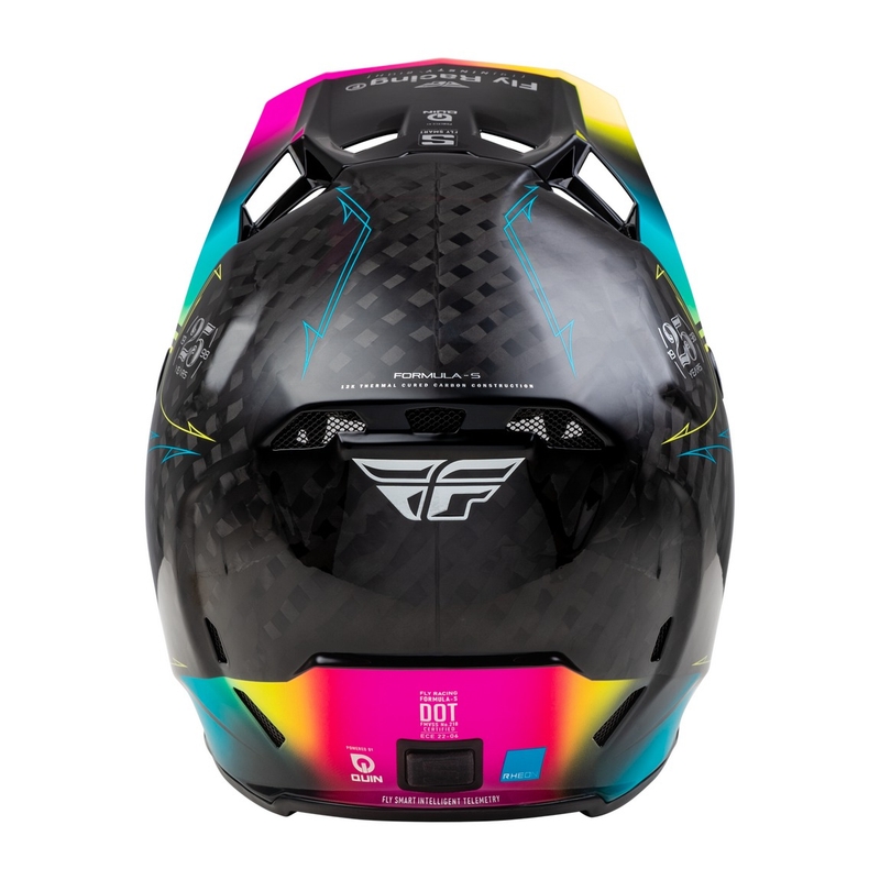 Casca motocross FLY Racing Formula S negru-albastru