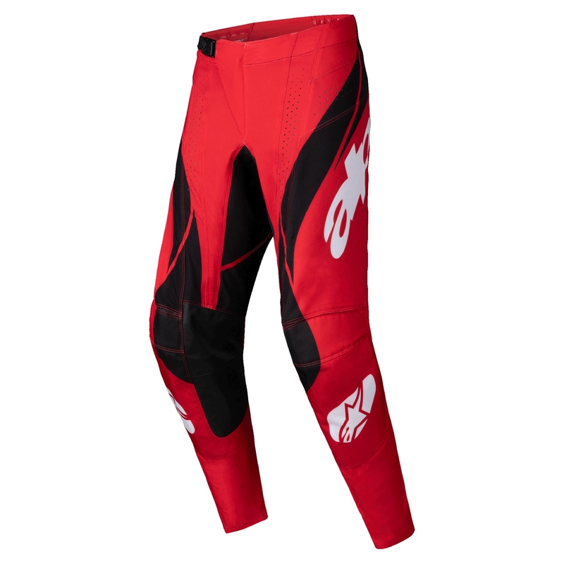 Pantaloni motocross Alpinestars Techstar Dreem roșu-negru