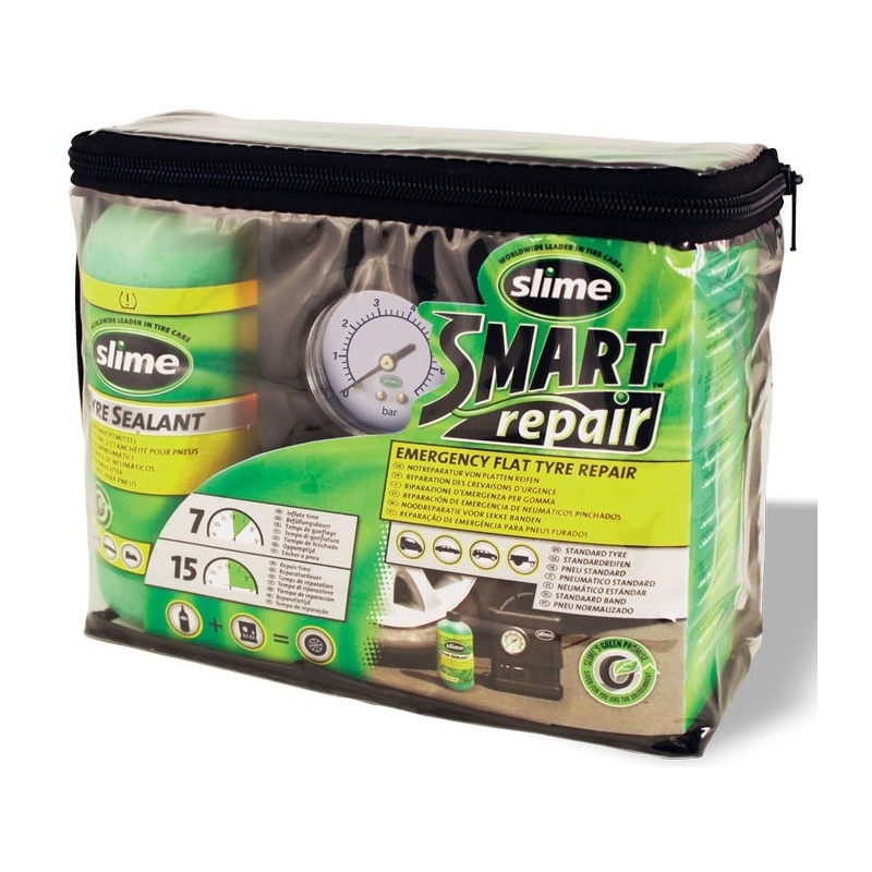 Kit de reparații semiautomate pentru defecte auto Slime Smart Repair