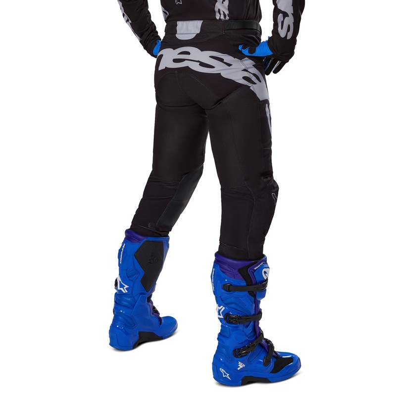 Pantaloni motocross Alpinestars Racer Graphite negru-gri