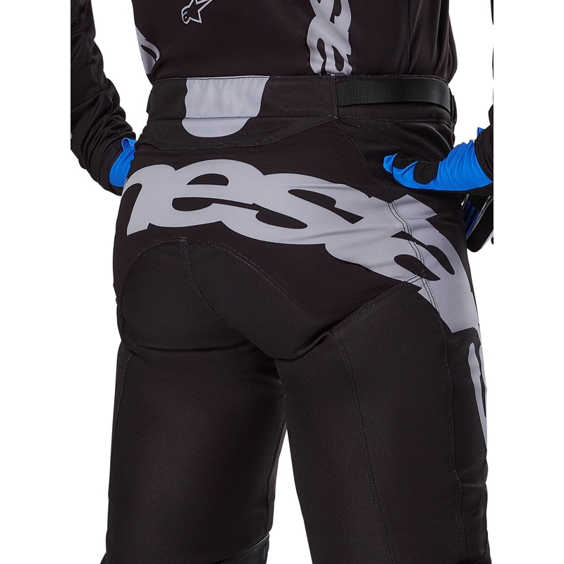 Pantaloni motocross Alpinestars Racer Graphite negru-gri