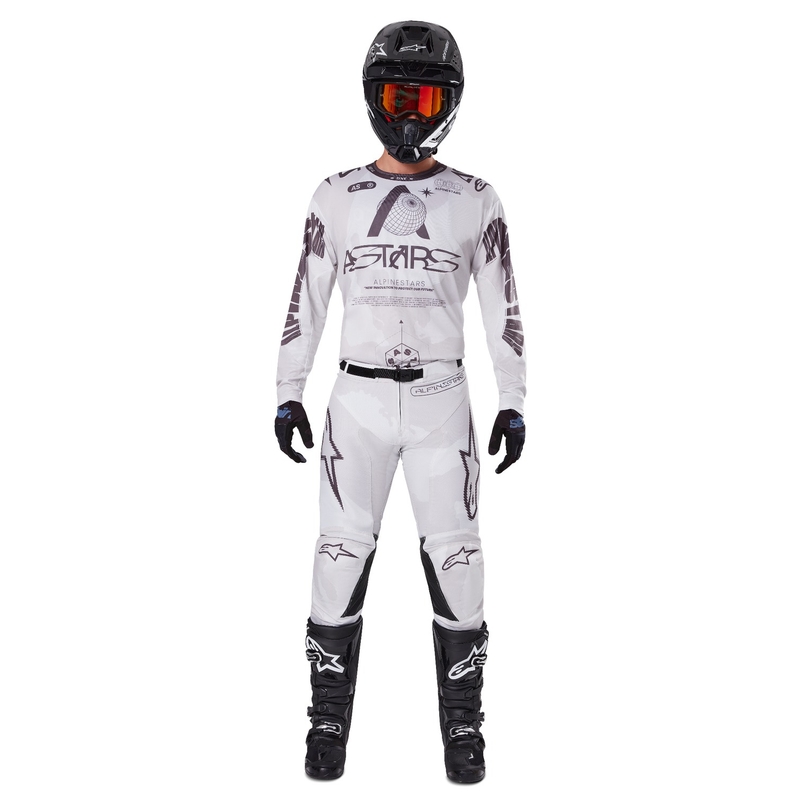 Pantaloni motocross Alpinestars Racer Hollow maro-camo deschis
