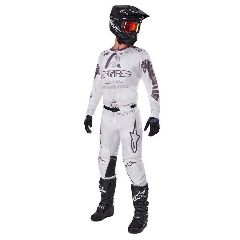 Pantaloni motocross Alpinestars Racer Hollow maro-camo deschis