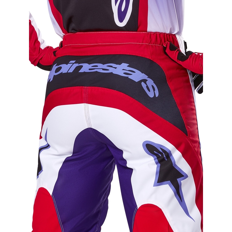 Pantaloni motocross Alpinestars Fluid Wurx violet-rosu