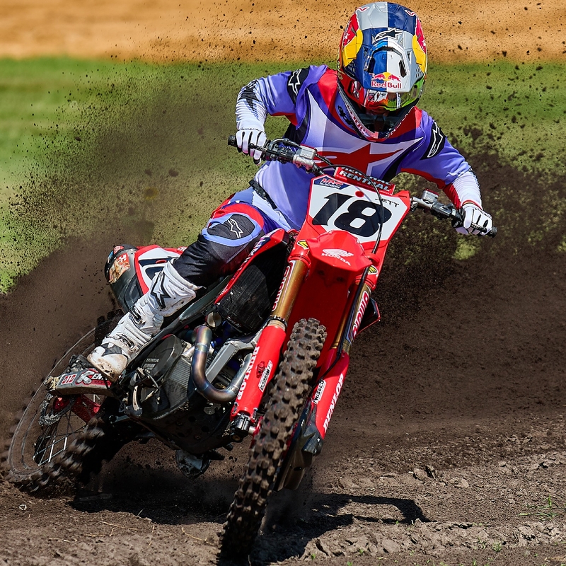 Pantaloni motocross Alpinestars Fluid Wurx violet-rosu