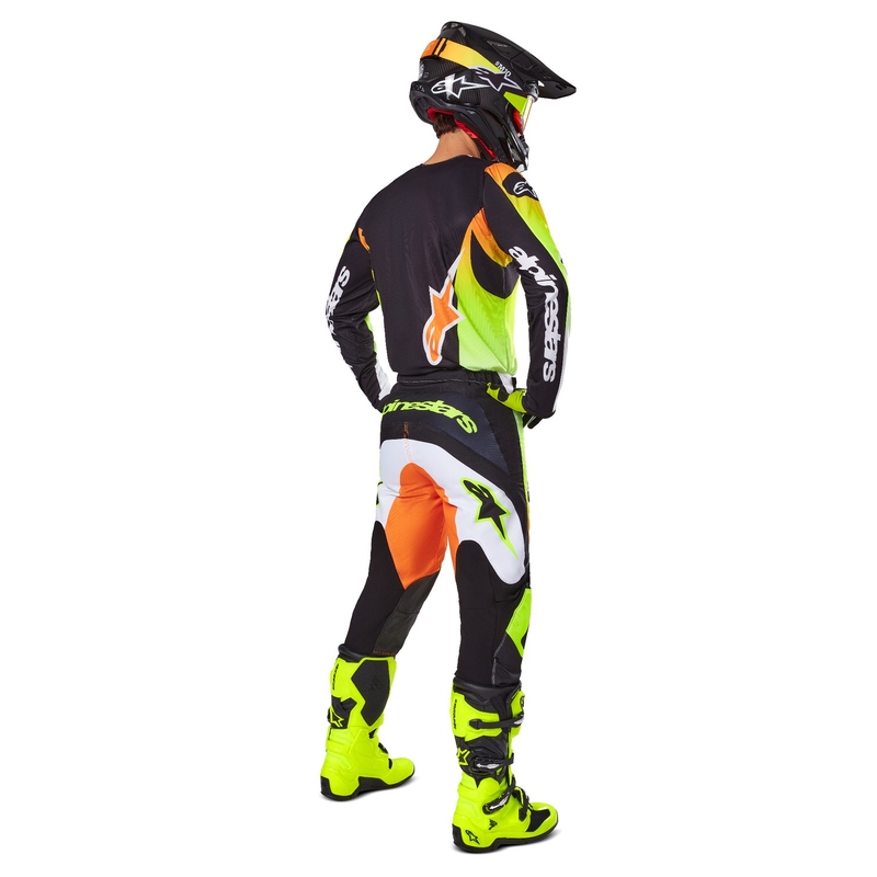 Pantaloni motocross Alpinestars Fluid Wurx galben-negru