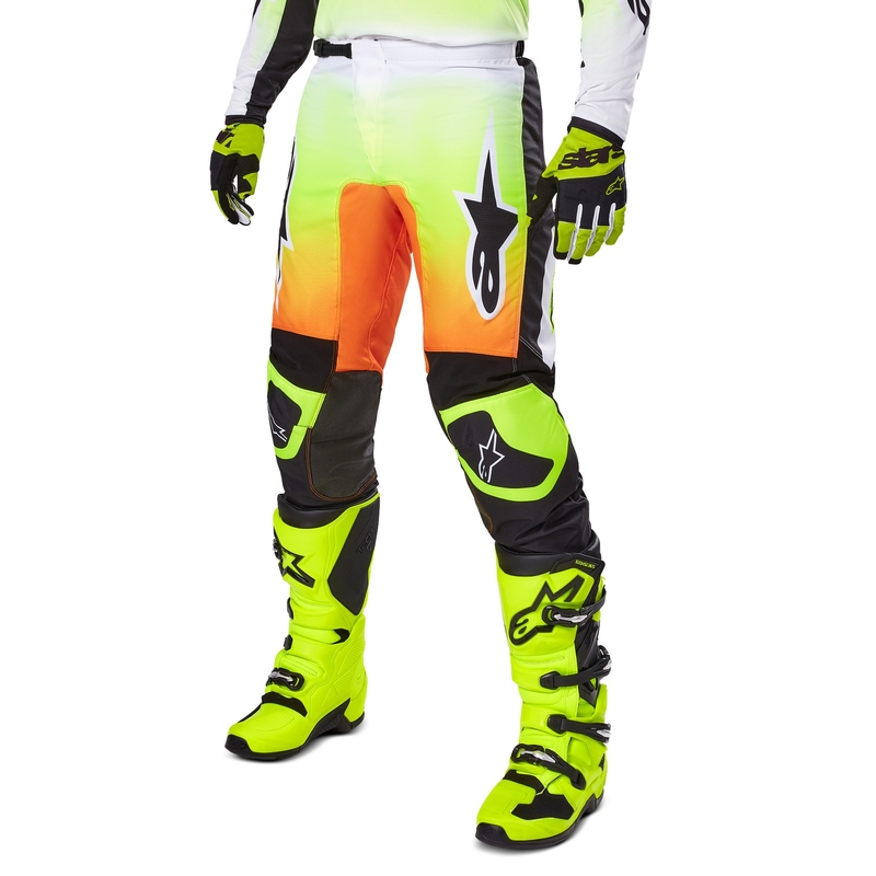 Pantaloni motocross Alpinestars Fluid Wurx galben-negru