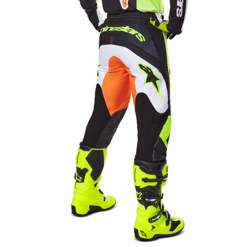 Pantaloni motocross Alpinestars Fluid Wurx galben-negru