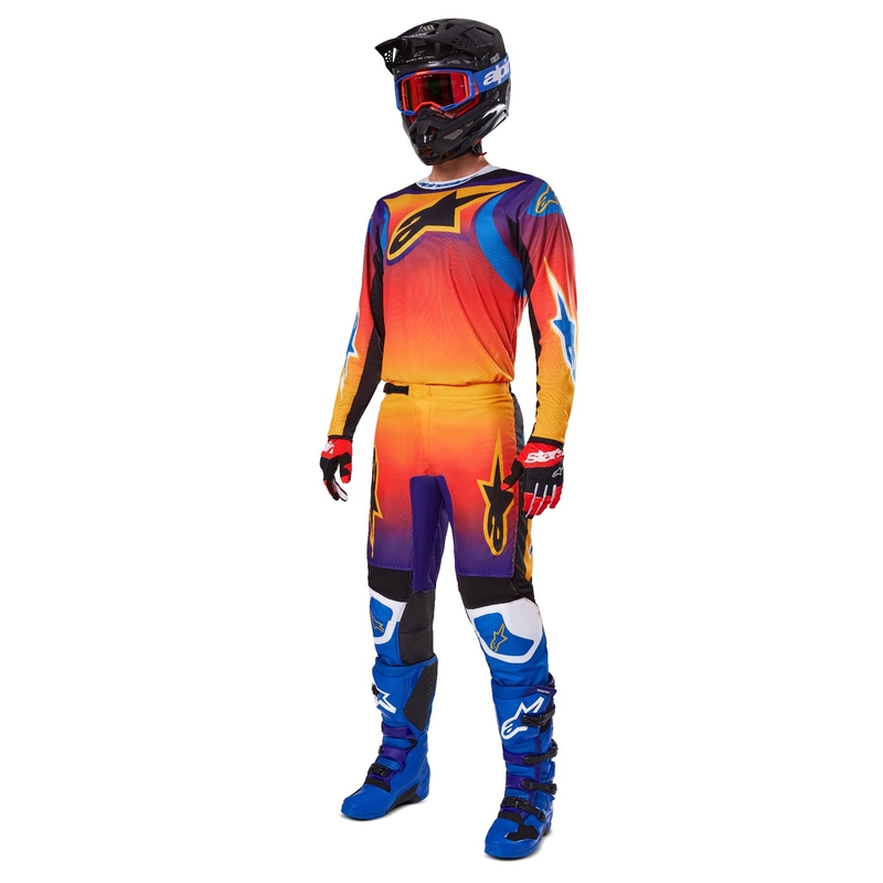 Pantaloni motocross Alpinestars Fluid Wurx multicolori