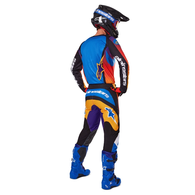 Pantaloni motocross Alpinestars Fluid Wurx multicolori